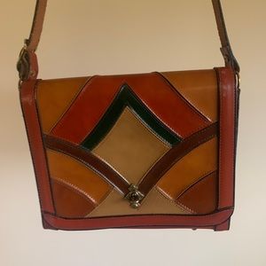 Vintage patchwork handbag